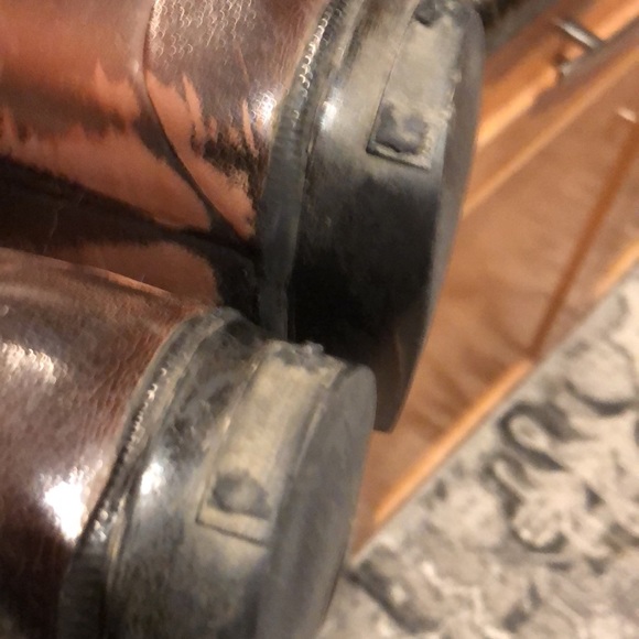 🇺🇸 Burberry Brown Rain ☔️ Boots US 8 - !!marked 39!! - Picture 5 of 16